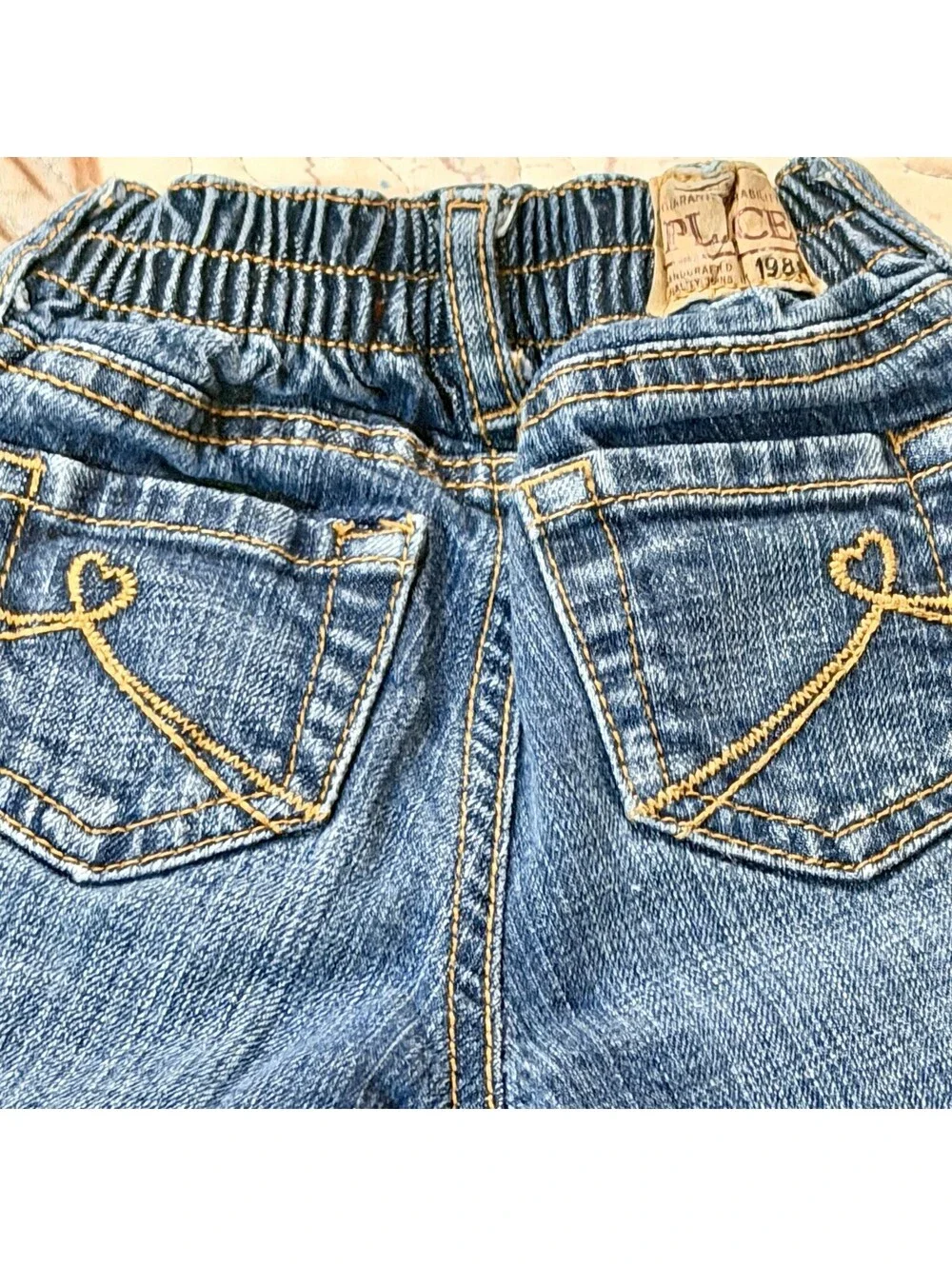 THE CHILDREN'S PLACE FLARE LEG ~ GIRL DENIM JEANS SIZE 18 MONTHS ~ STRETCH